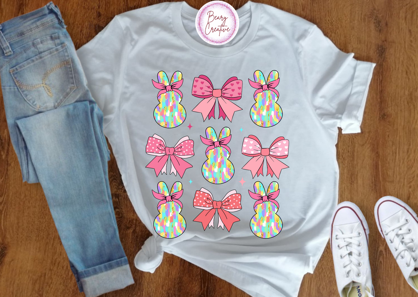 Bows and Bunnies Easter Shirt