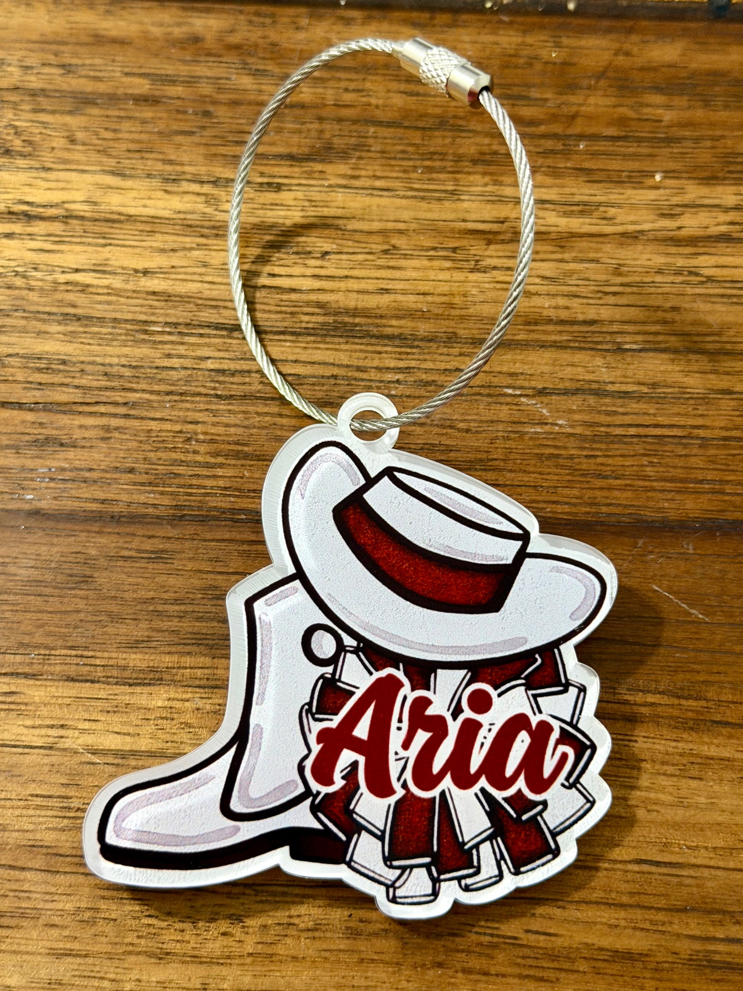 Personalized Drill Team Bag Tag