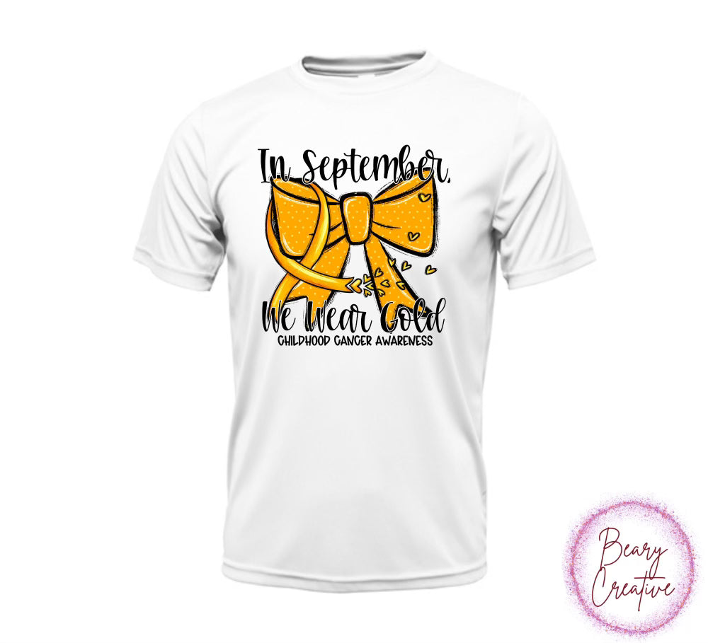 We Wear Gold Bow