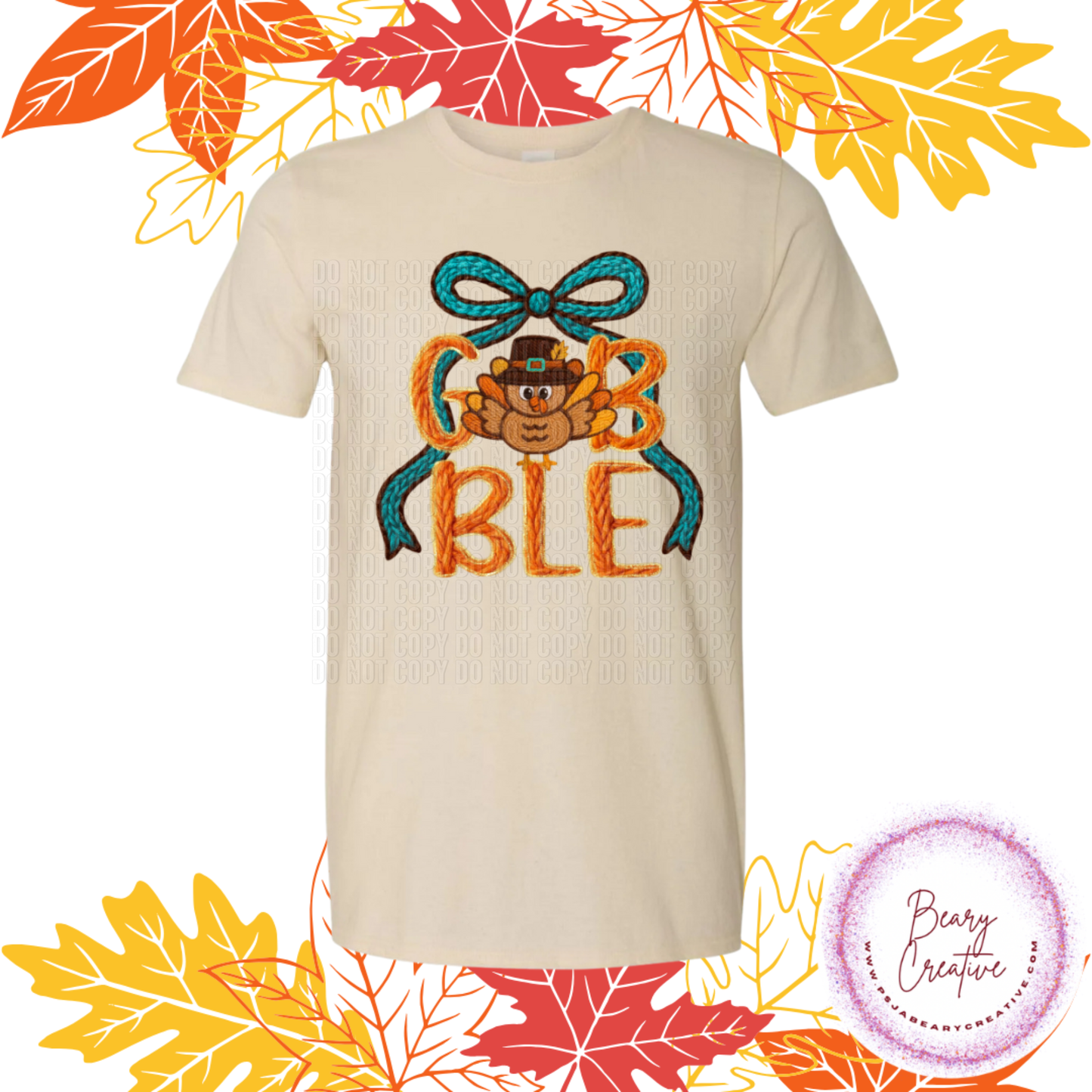 Fall Faux Yarn Gobble