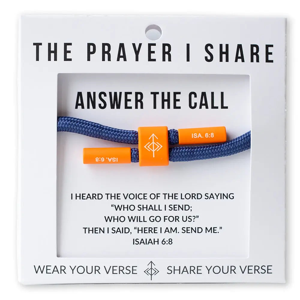 Answer the Call Christian Cord Bracelet