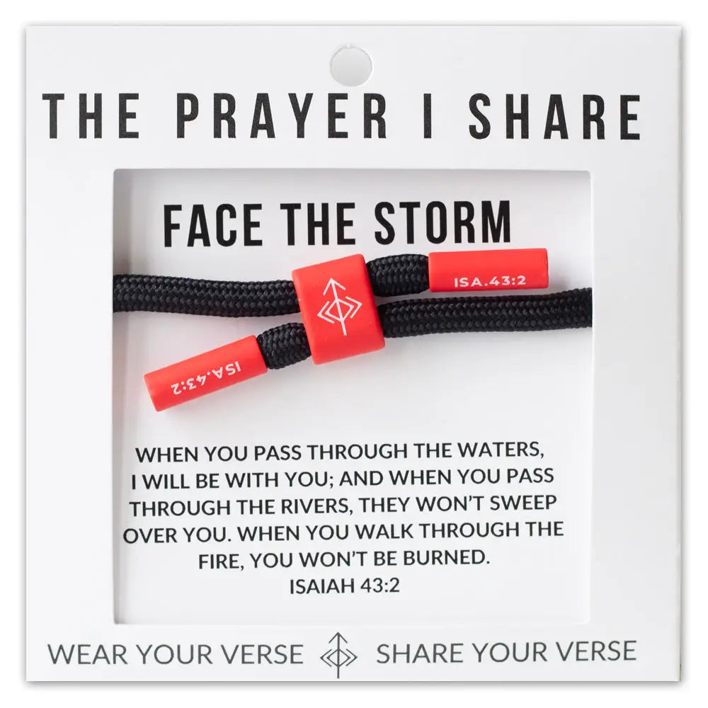 Face the Storm Prayer Bracelet