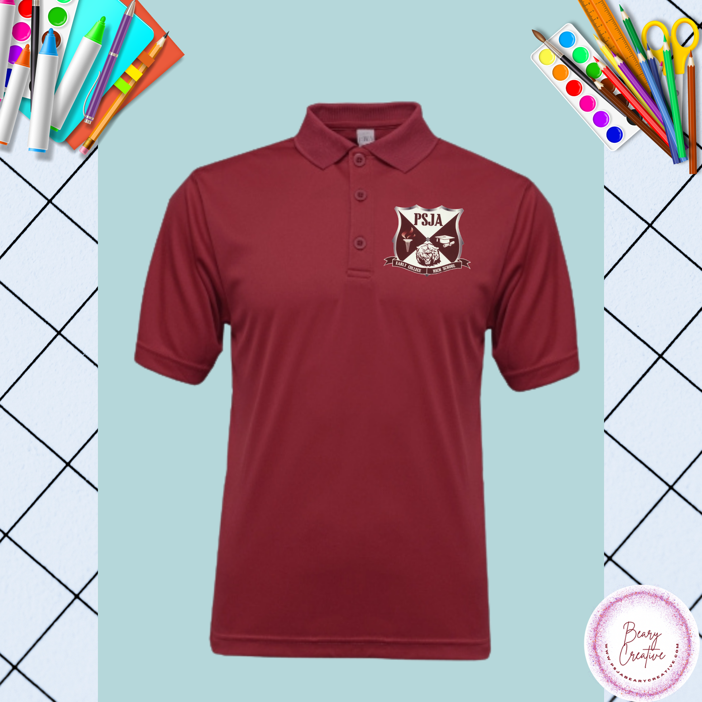 Maroon Polos