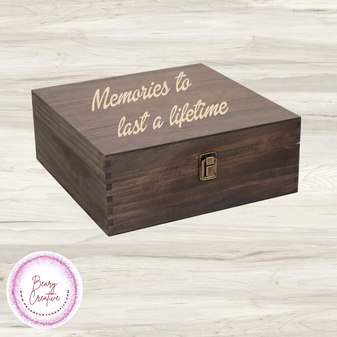 Wood Memory Boxes