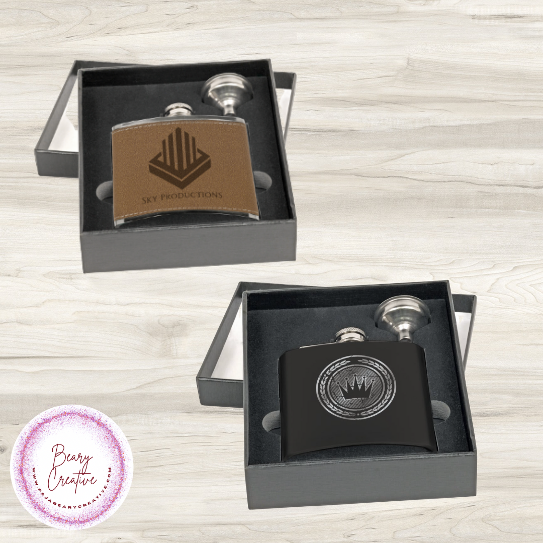 6 oz. Flask Set