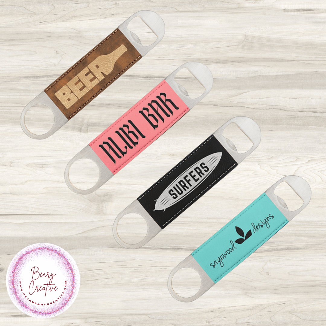 Leatherette Bottle Opener