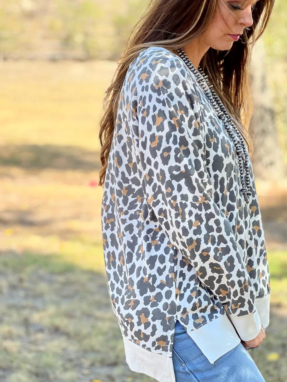 Mendy Leopard Sweatshirt