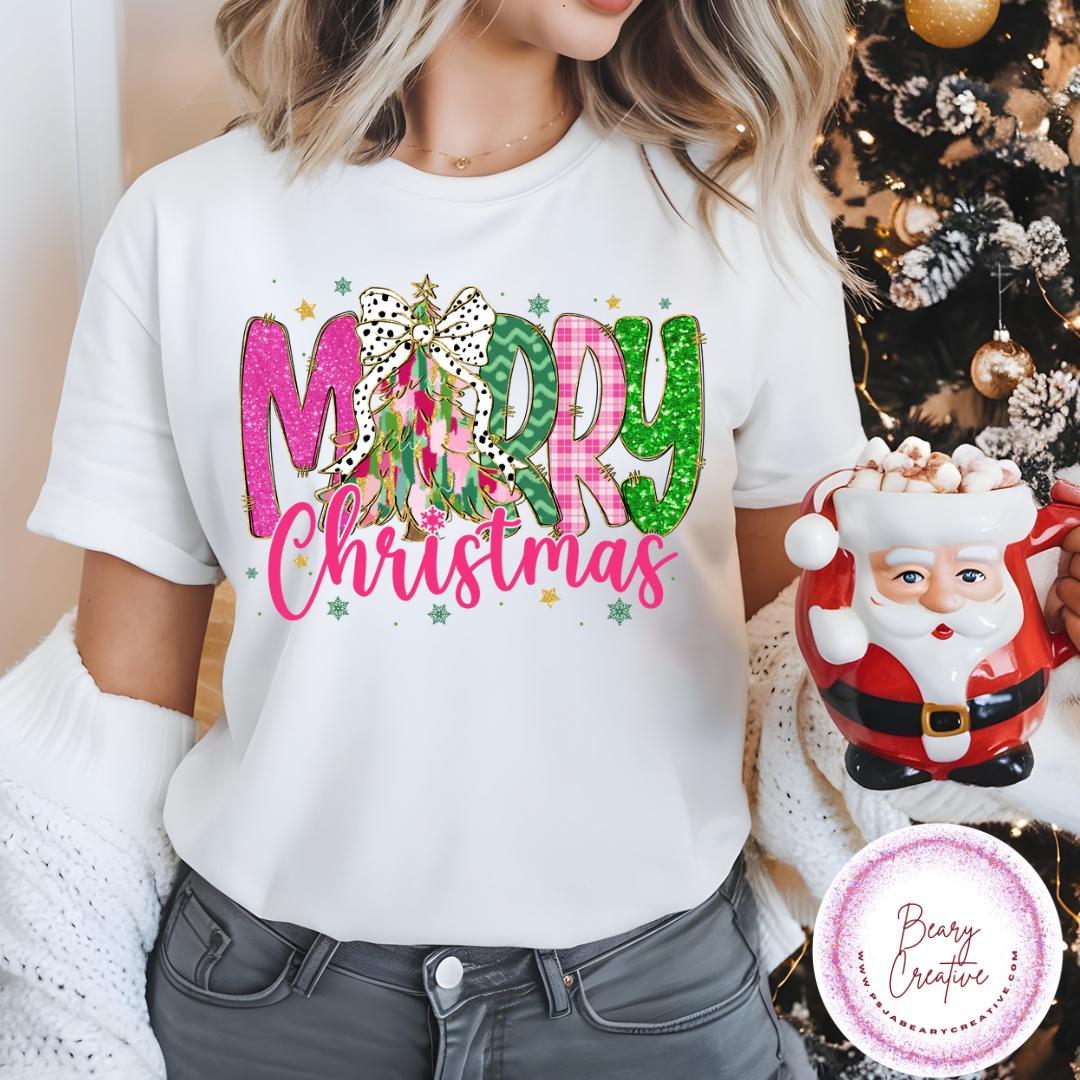 Merry Christmas Pink