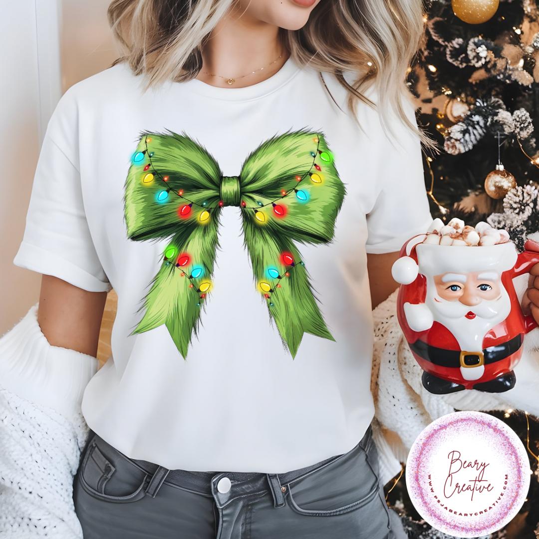 Grinch Bow