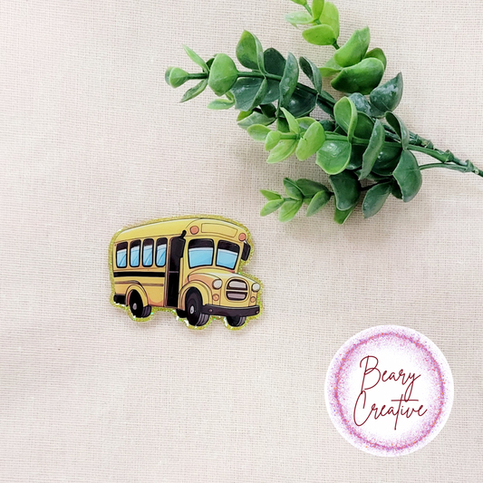 School Bus Badge Reel