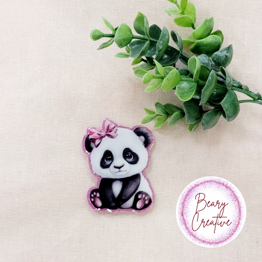 Baby Panda Badge Reel