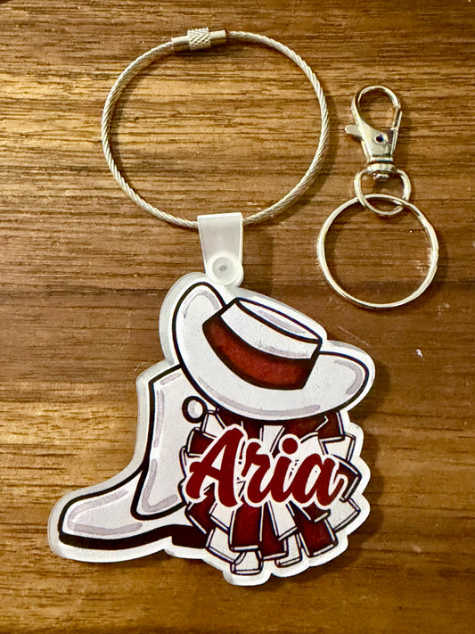 Personalized Drill Team Bag Tag