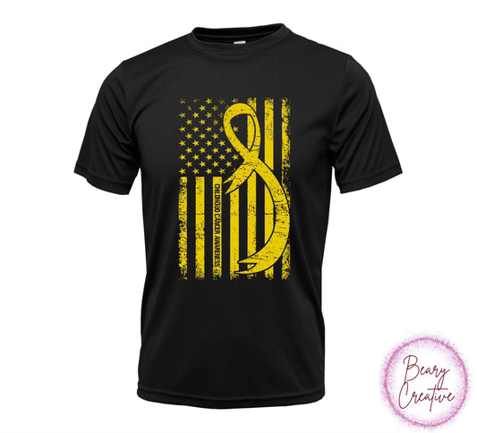 Fight Cancer Gold Flag