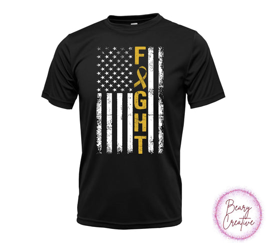 Fight Cancer White Flag