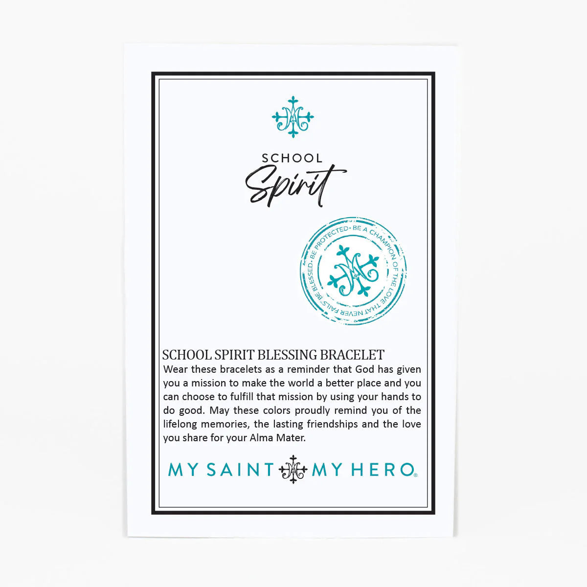 School Spirit Blessing Bracelets