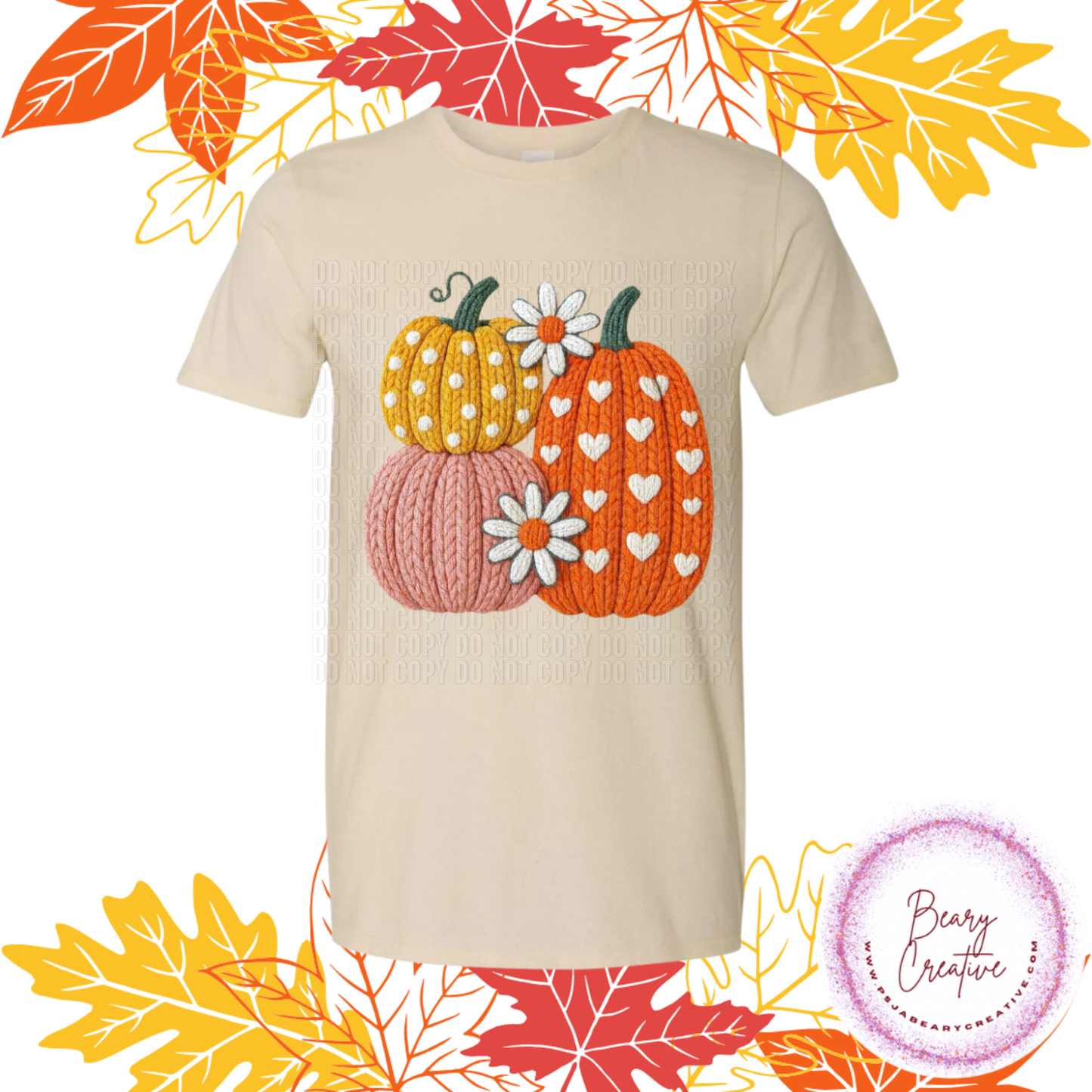 Fall Faux Yarn Pumpkins