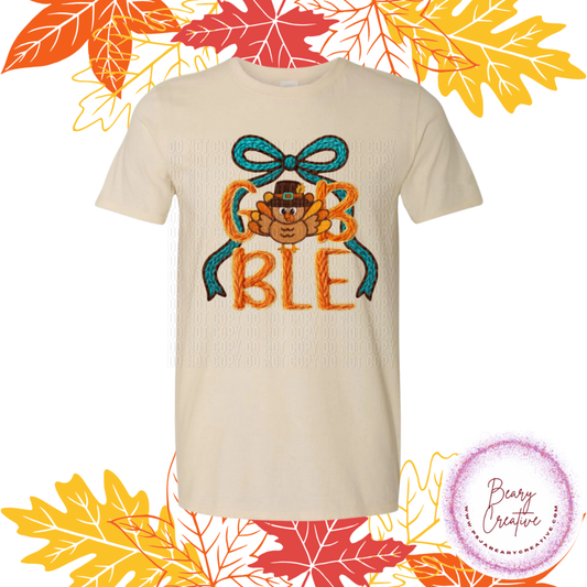 Fall Faux Yarn Gobble