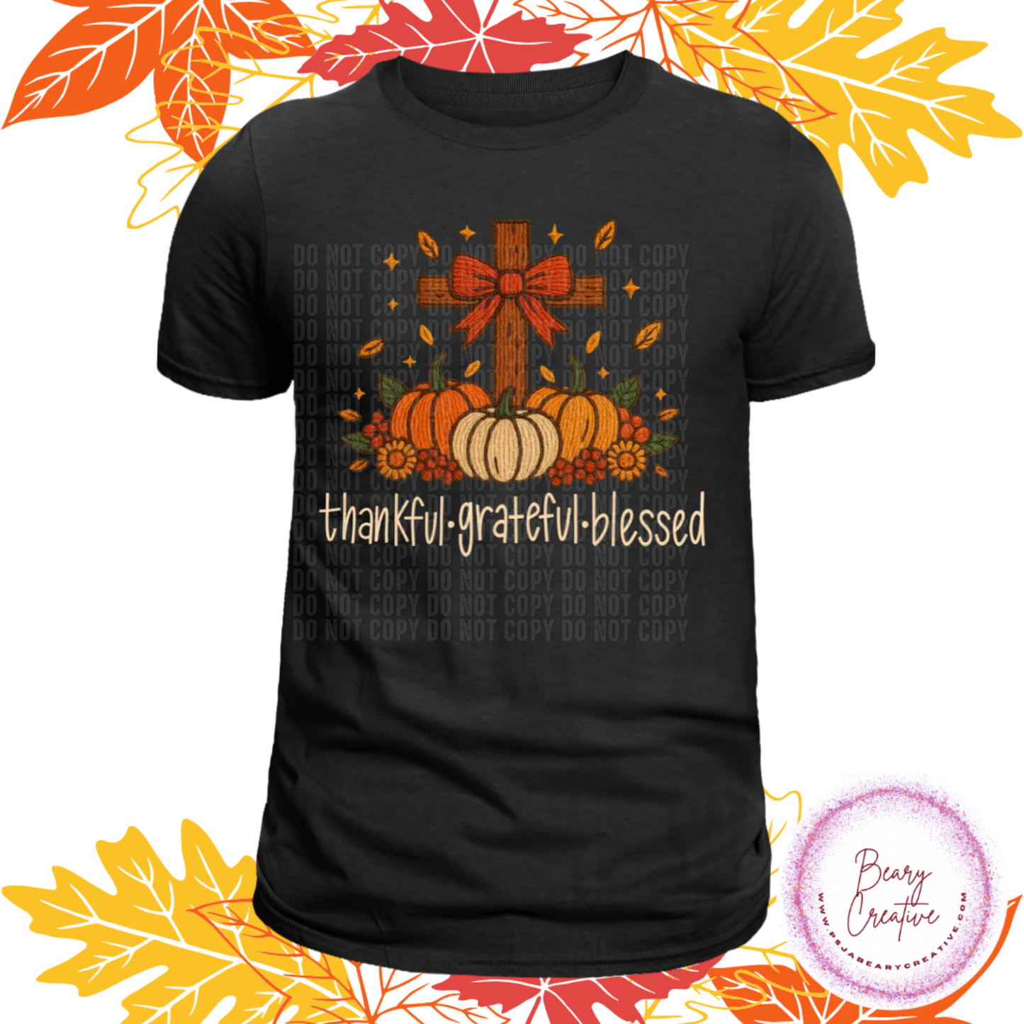 Fall Faux Yarn Cross