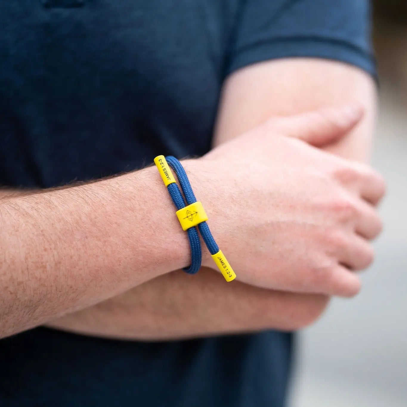 Faith Builds Fortitude Cord Bracelet
