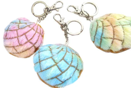 "Unicorn" Concha Plush Key Chain