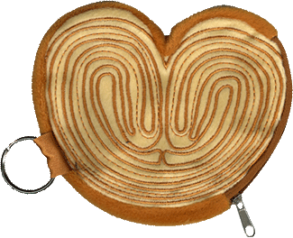 Pan Dulce "Orejas" (Ears) Coin Purse & Keyring