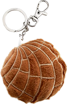 Pan Dulce Plush Concha Key Chain
