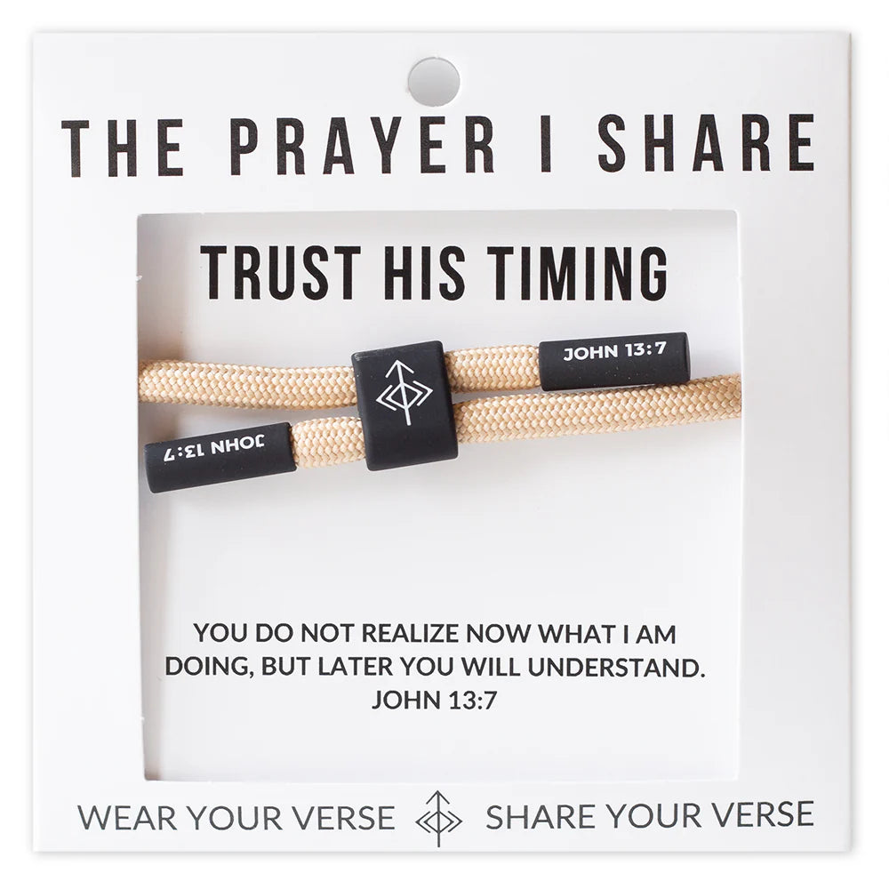 Trust His Timing Bracelet