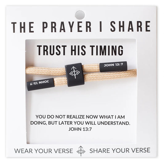 Trust His Timing Bracelet