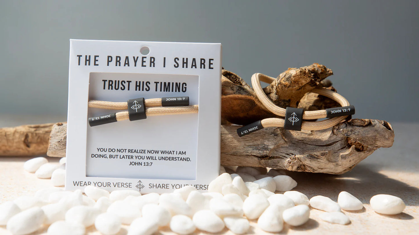 Trust His Timing Bracelet