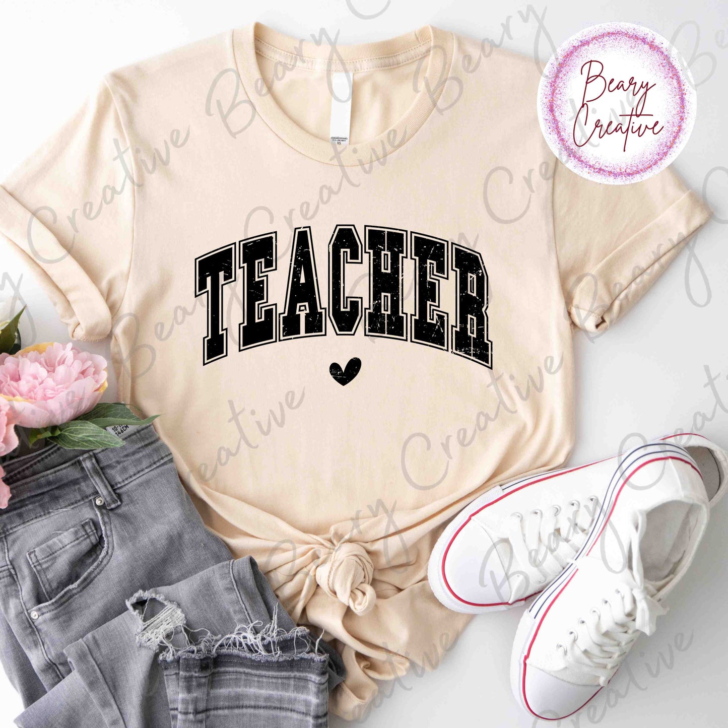 Teacher - Black Letters