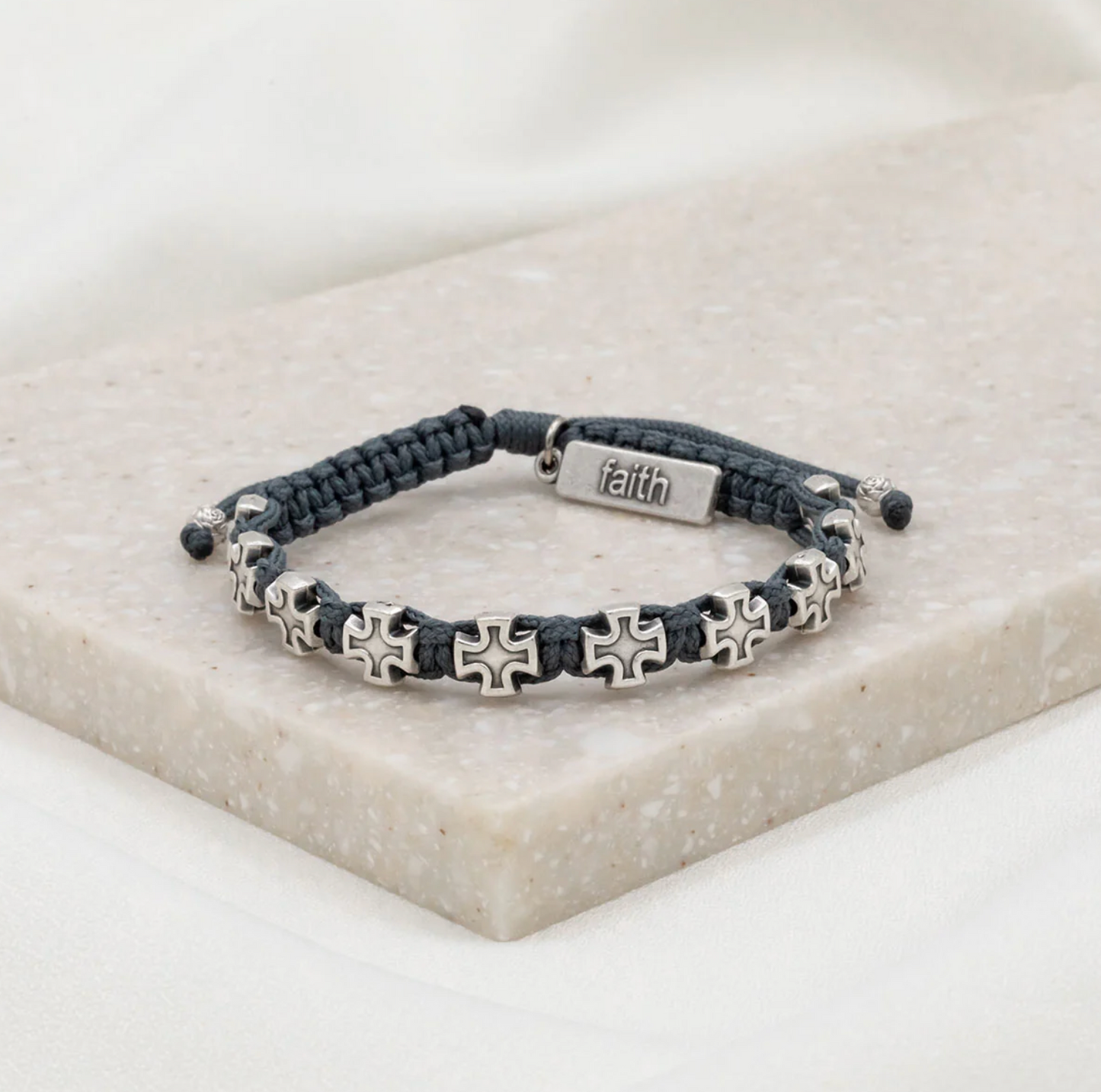Faith Blessing Bracelet with Cross Medals