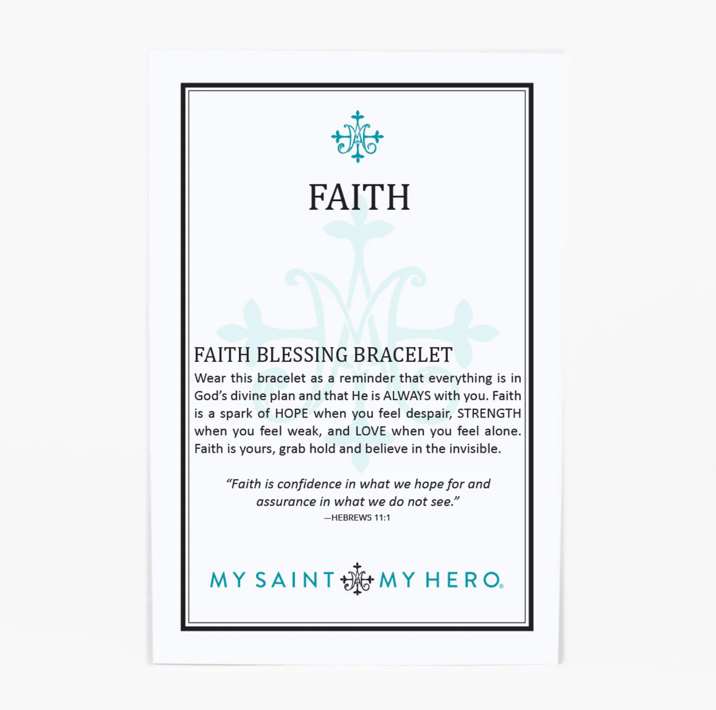 Faith Blessing Bracelet with Cross Medals