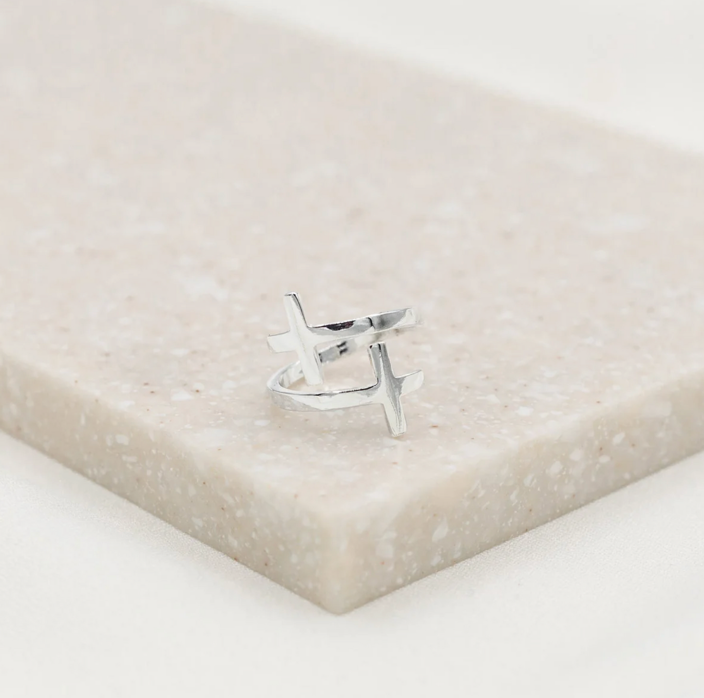 Pillar of Faith Cross Ring