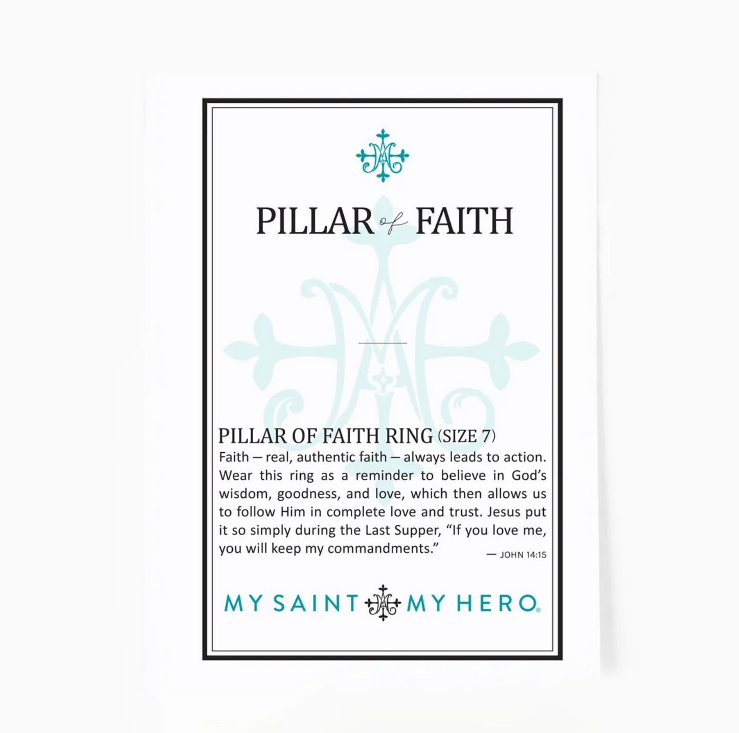 Pillar of Faith Cross Ring
