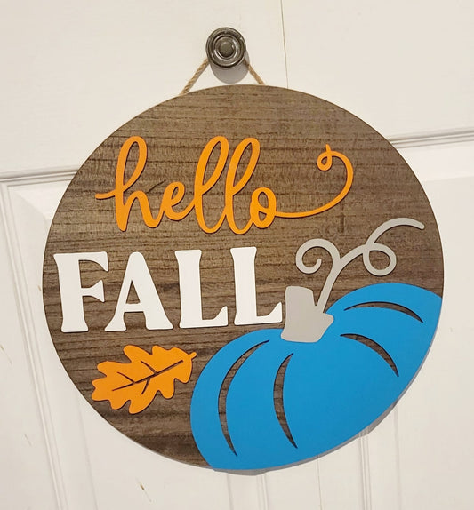 Hello Fall Door Hanger