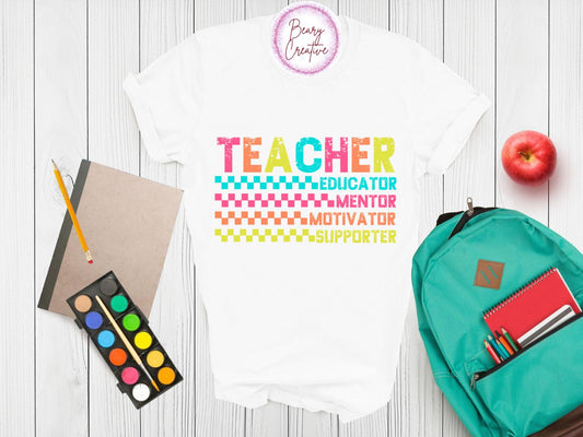 Teacher Colorful